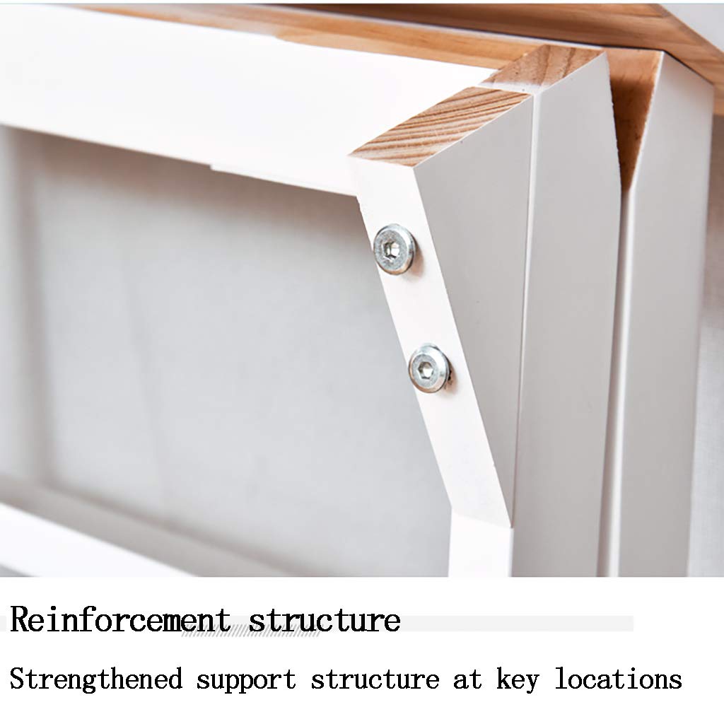 Solid Wood Folding Step Stool - Multifunctional Kitchen & Dining Room Ladder Stool, Foldable Step Stool for Home, Office, and Outdoor Use