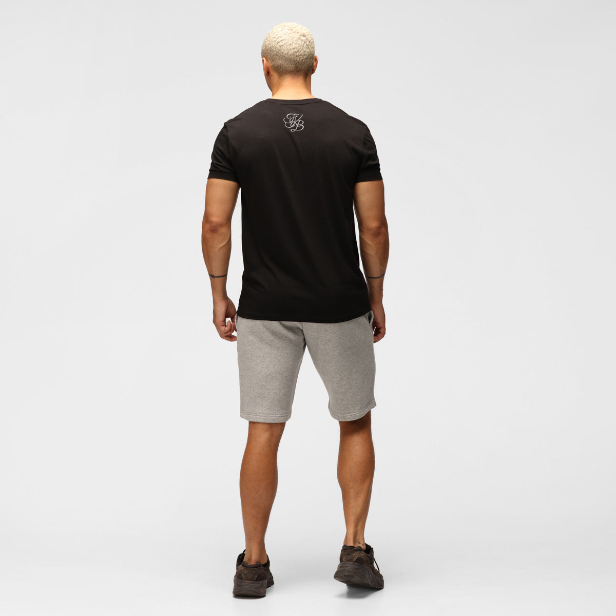 Premium TKB Men's Black Tri-Blend T-Shirt - Soft Cotton-Polyester-Spandex Blend for Comfort & Style - Perfect for Casual Wear, Gym, and Everyday Outfits
