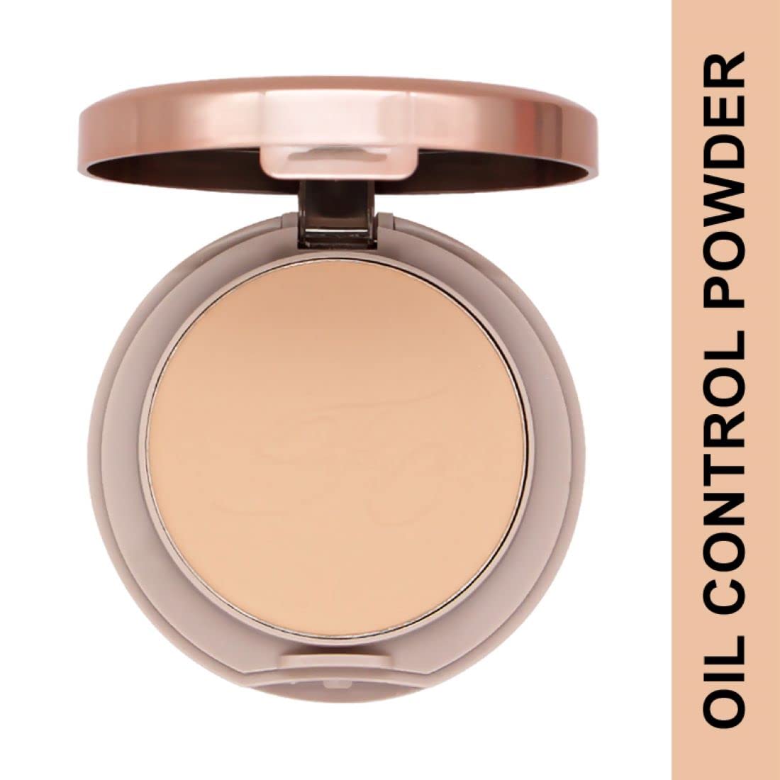 Oil Control 2-in-1 Compact Powder with Mirror & Puff - Matte Finish, Long Lasting | 4 Shades for All Skin Tones | Perfect for Oily Skin & Touch-Ups On-The-Go | Great for Work, Date Night & Summer Activities