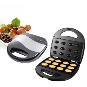 12-Piece Walnut Cookie Maker Set - Oreshki Mold for Baking Russian Tea Cookies - Perfect for Holiday Treats, Party Desserts & Homemade Pastries