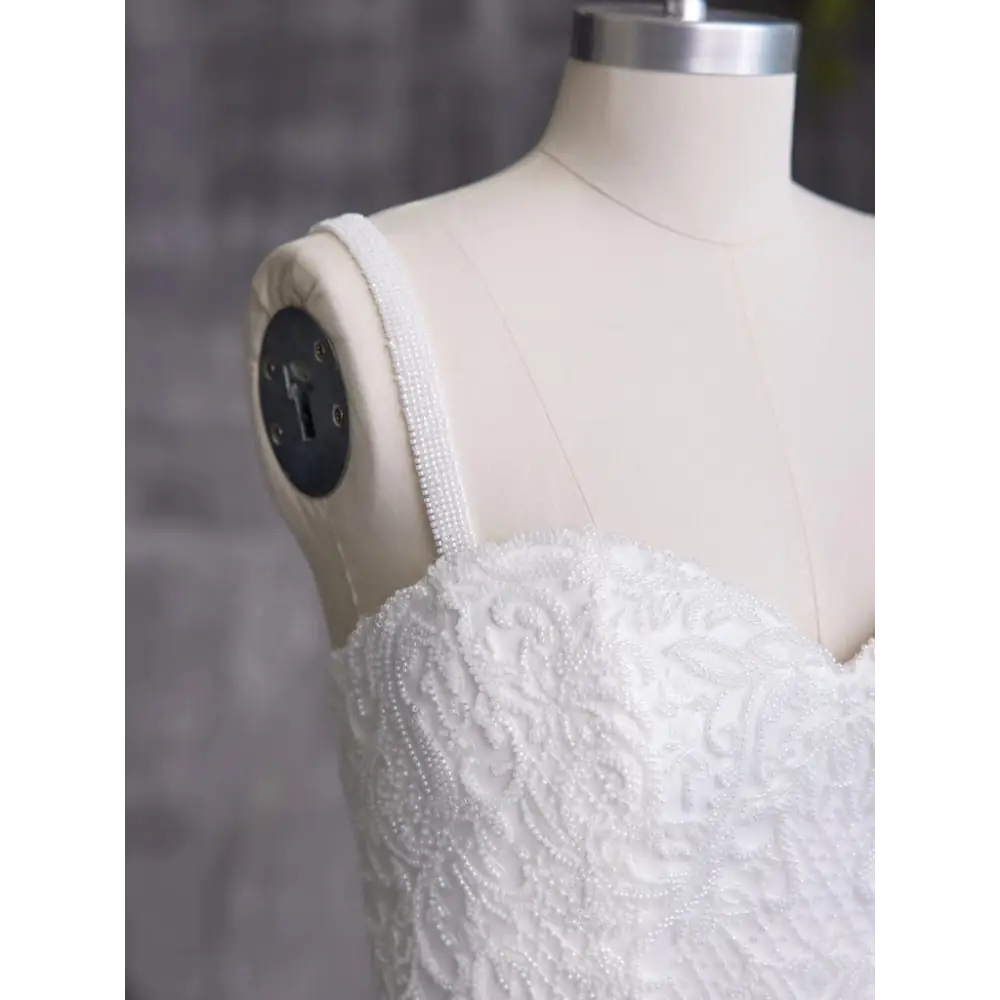 Rebecca Ingram Shoshanna Detachable Thin Straps Wedding Dress - Perfect for Bridal Gowns, Formal Events & Special Occasions