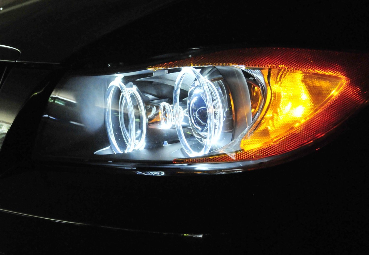 20W CREE LED BMW Angel Eyes Ring Marker Bulbs - Compatible with 2006-2012 E90 E91 3 Series - Bright White Halo Lights for Enhanced Visibility & Style - Perfect for Night Driving & Custom Car Upgrades