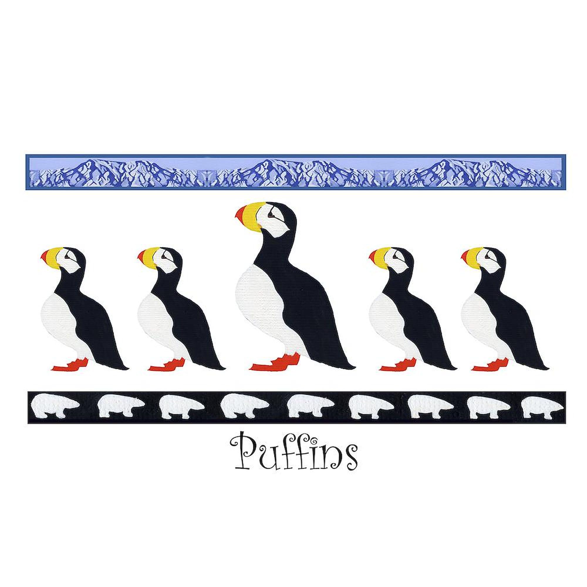 Puffin Mug 11 oz (325 ml) - Ceramic Coffee Cup with Cute Puffin Design - Perfect for Hot Tea, Coffee & Hot Chocolate at Home or Office