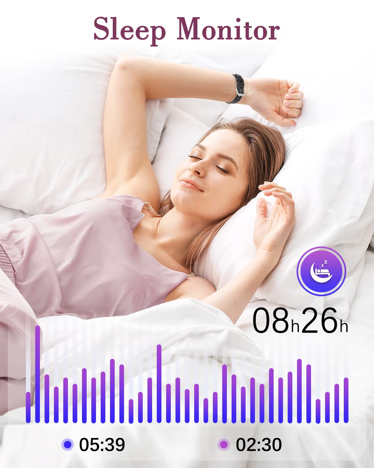 SHANG WING Smart Watch for Women - Fitness Tracker with Heart Rate Monitor, Blood Oxygen & Sleep Tracking, Pedometer, IP68 Waterproof - Compatible with Android & iOS - Perfect for Workouts, Running & Daily Activity Tracking