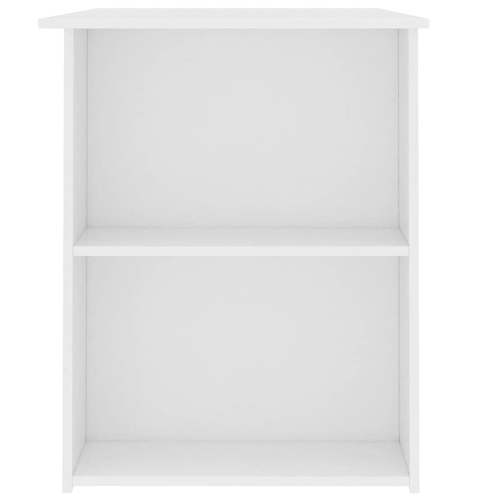 Modern Minimalist White Computer Desk 43.3