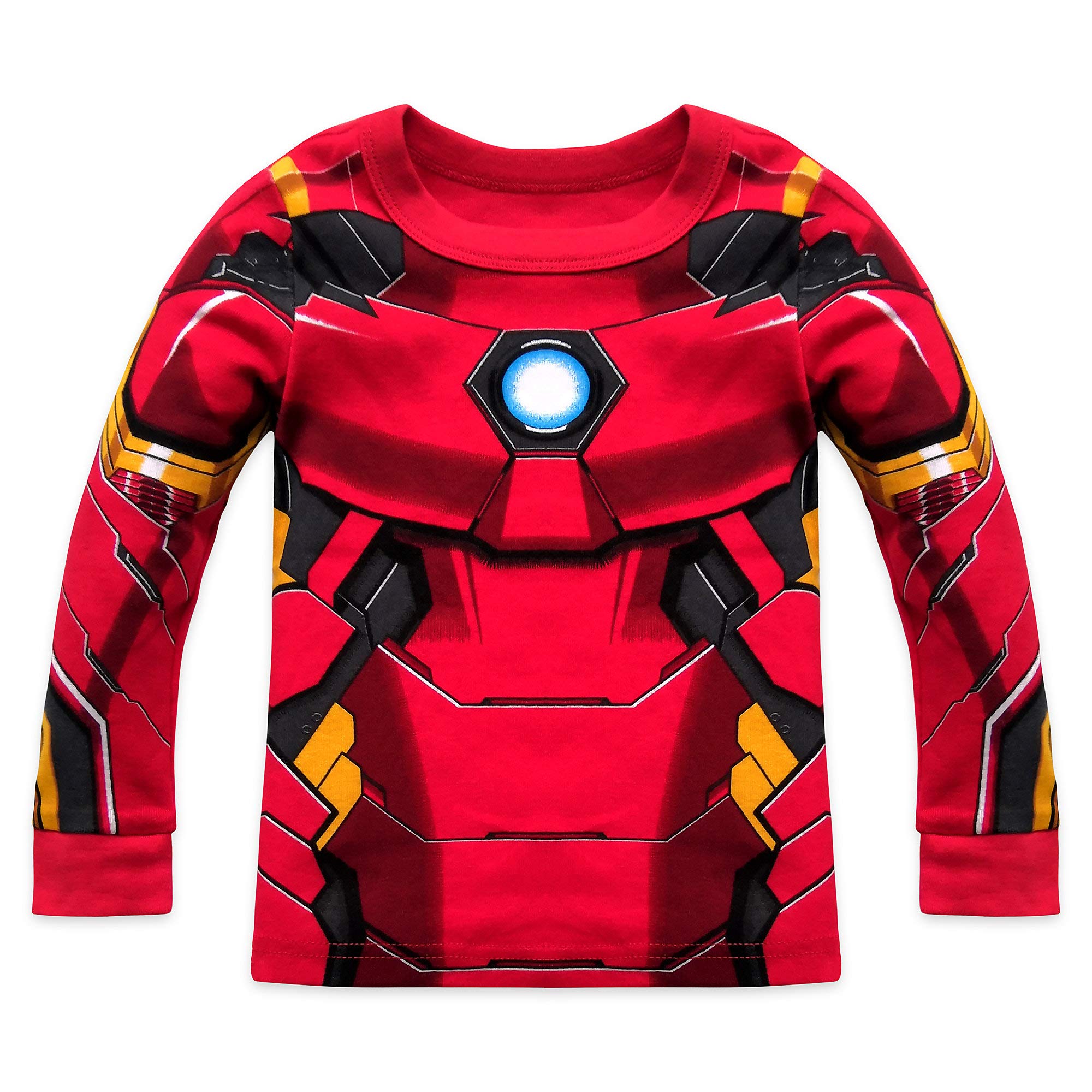 Marvel Iron Man Superhero Costume for Boys - Cotton Superhero Outfit for Kids, Halloween & Cosplay