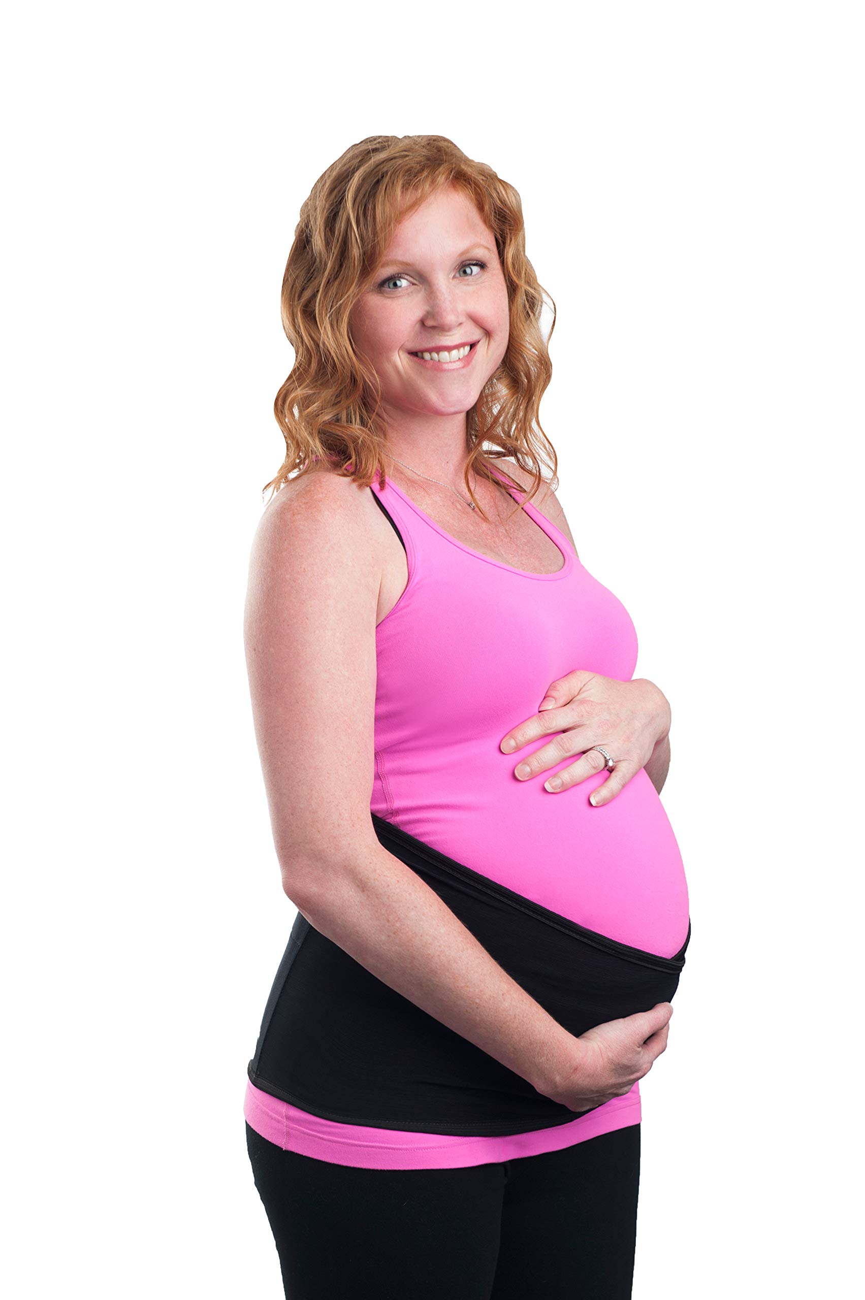 Best Maternity Support Belt & Postpartum Belly Band with 2 Ice & Heat Therapy Packs - Relief Back Pain for Pregnant Women (Size S/M) - Perfect for Pregnancy Comfort & Post Delivery Recovery