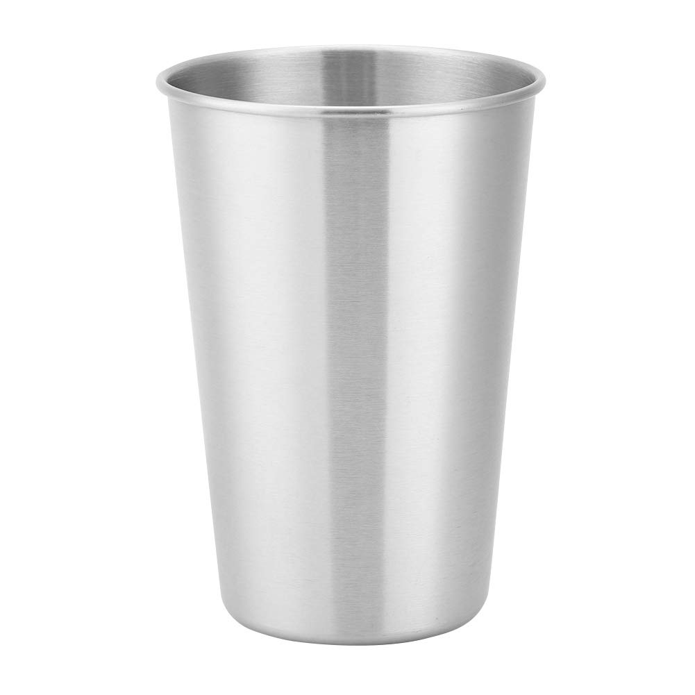 Premium Stainless Steel Milkshake Cup with Lid - Insulated Metal Tumbler for Kids, Camping, Travel - Perfect for Smoothies, Juice, Beer & Cold Drinks - BPA-Free, Durable & Portable
