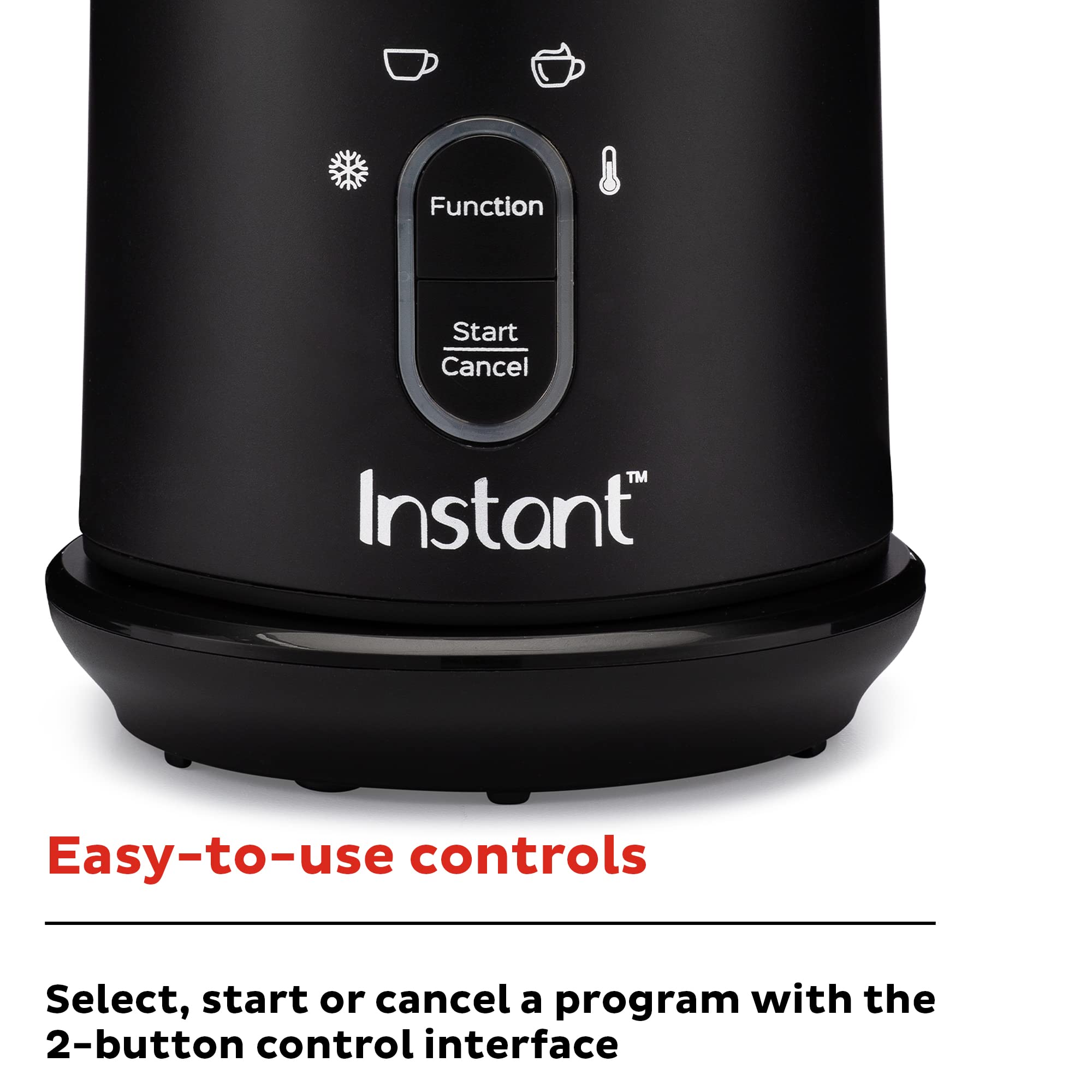 Instant Pot 10oz/295ml Electric Milk Frother for Hot & Cold Foam - Perfect for Lattes, Cappuccinos & Hot Chocolate (Model 140 6001 01) - Ideal for Coffee Shops, Home Baristas & Office Use