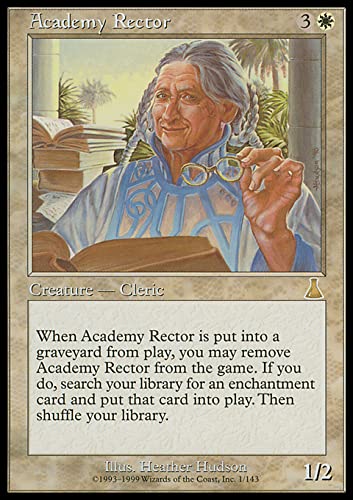 MTG Magic: The Gathering - Academy Rector (1) Urza's Destiny UDS White Card - Rare MTG Singles for Collectors & Players - Perfect for Commander Decks & Competitive Play