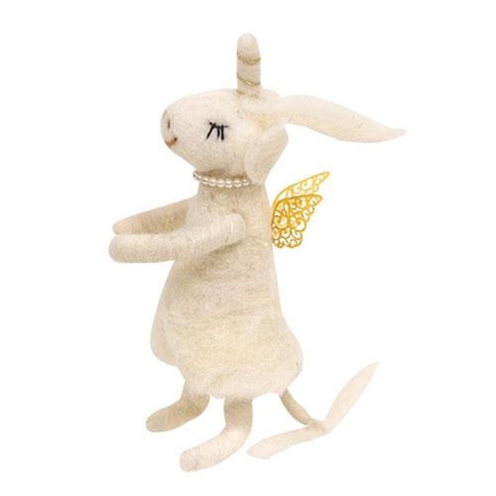 Handmade Felt Christmas Unicorn Ornament - Festive Holiday Decor for Tree, Gift & Party Decoration | Perfect for Xmas, Winter Celebrations & DIY Crafts