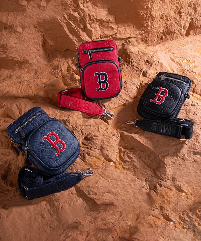 MLB Boston Red Sox Mini Crossbody Bag for Women & Men - Official Licensed Baseball Purse - Perfect for Games, Concerts & Travel Accessories