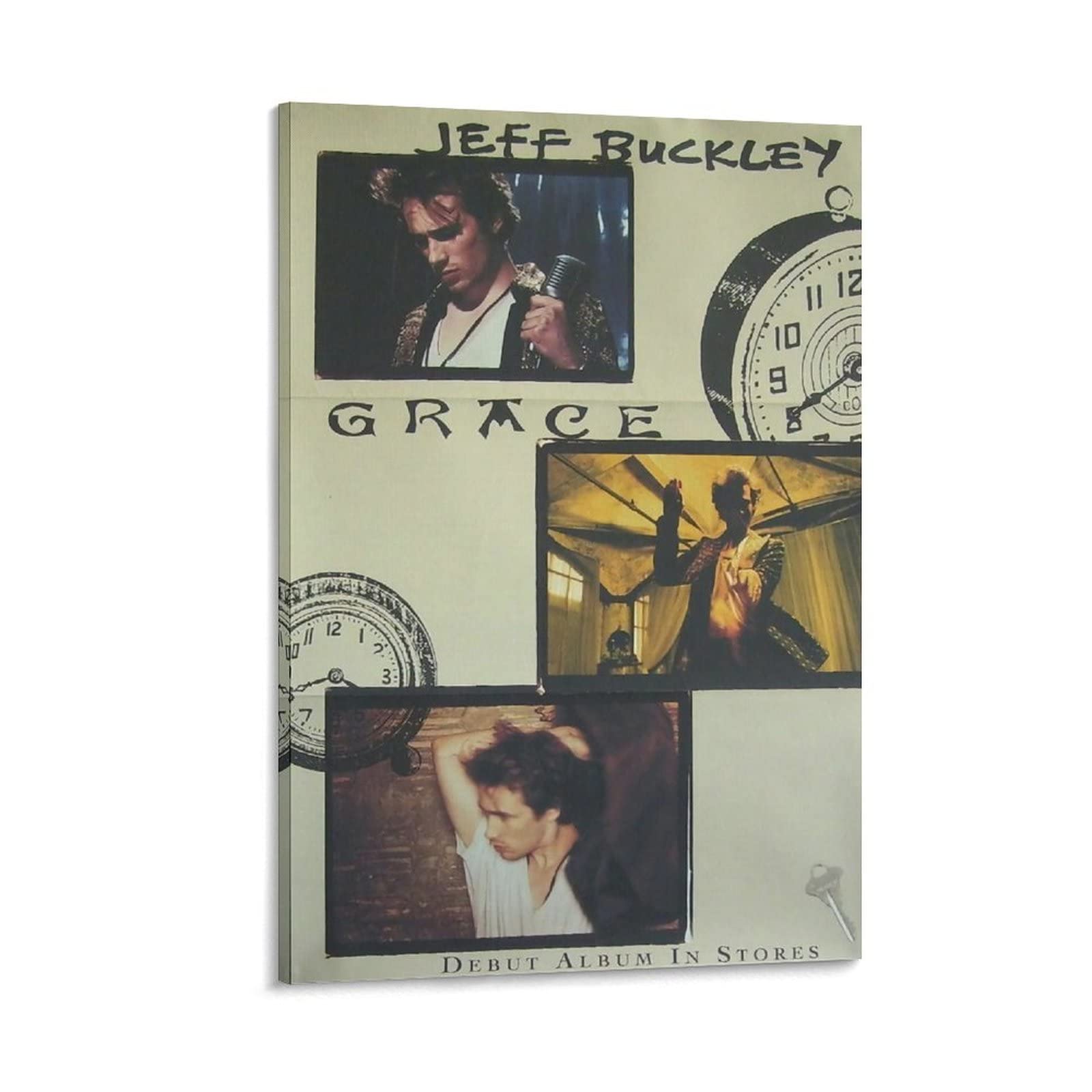 Jeff Buckley Canvas Poster - 24x36 Inch (60x90cm) Music Wall Art for Bedroom, Office & Living Room Decor - Framed Landscape Print - Perfect Gift for Music Lovers & Home Decoration