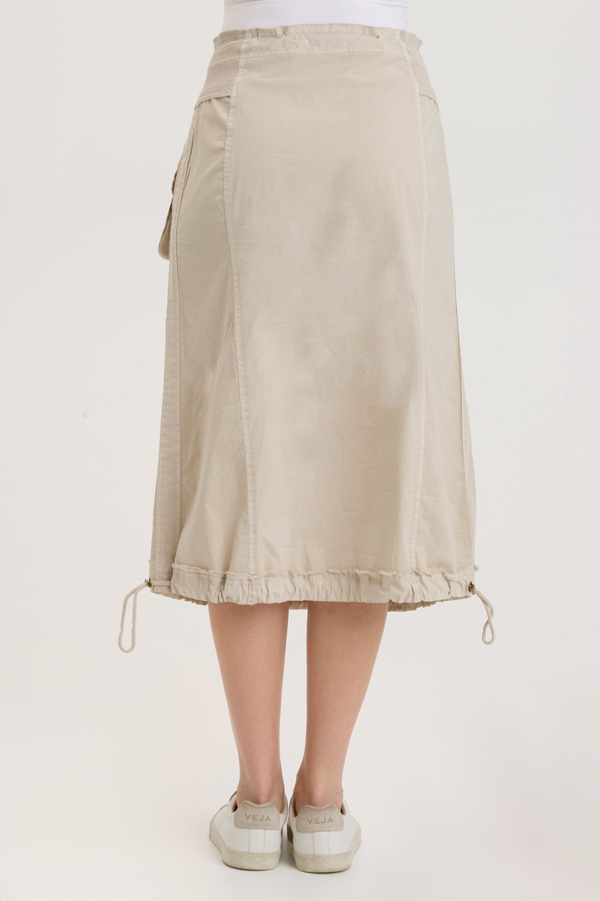 Mayze Skirt Klondike Pigment - Women's High Waisted A-Line Skirt for Casual & Office Wear | Perfect for Spring & Summer Outfits