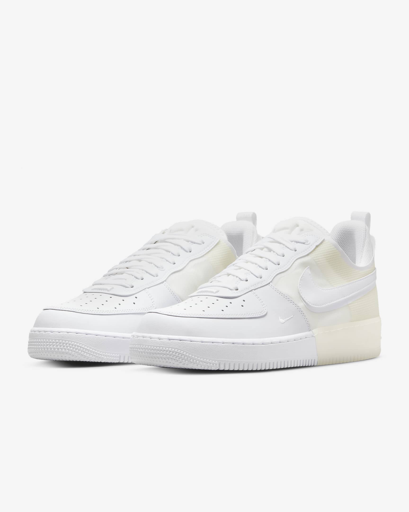 Nike Air Force 1 React Sneakers - Lightweight Comfortable Basketball Shoes for Men & Women - Perfect for Casual Wear, Street Style & Sports Activities