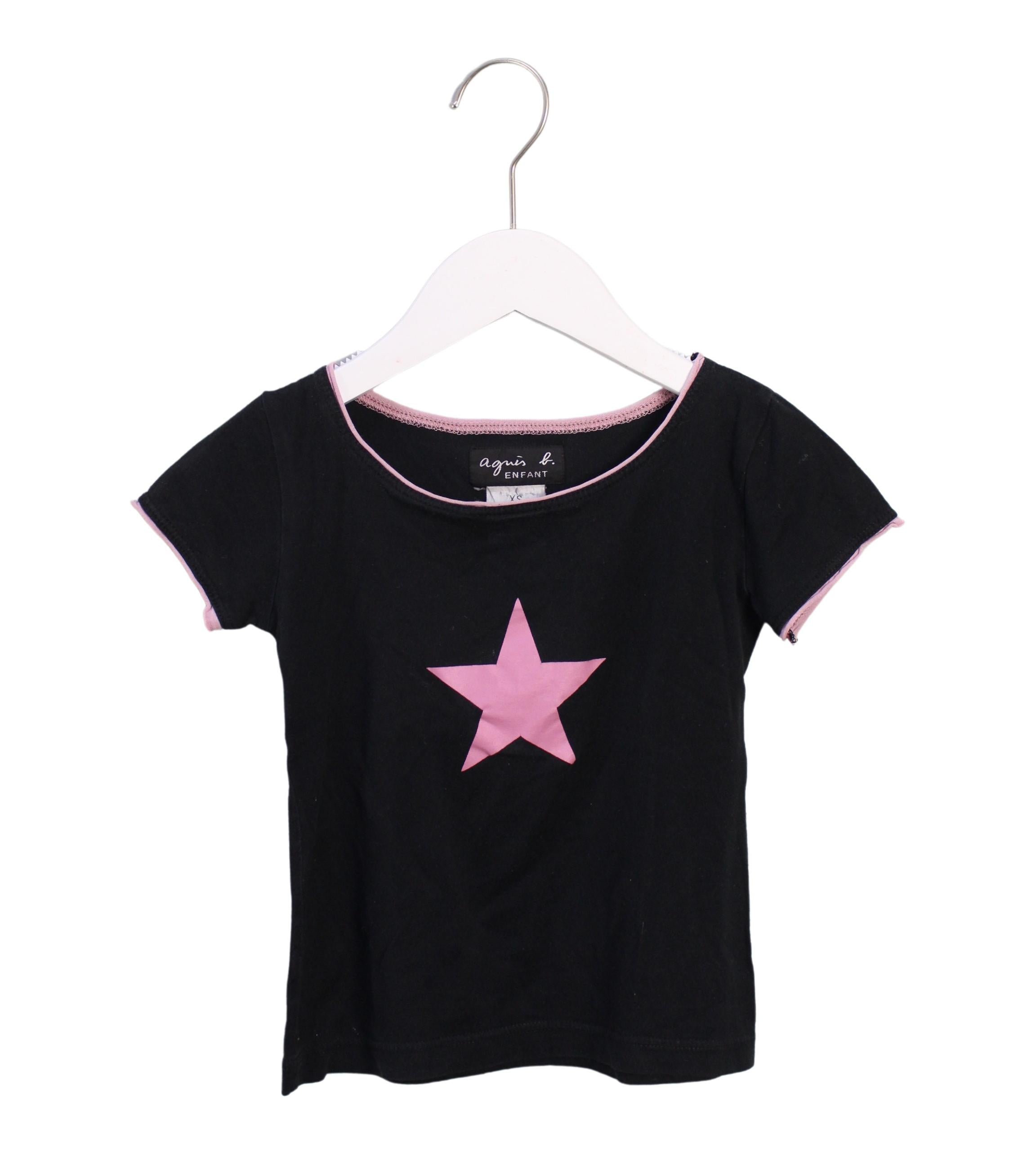 Agnes b. Kids 4T Cotton T-Shirt - Soft & Comfortable Short Sleeve Tee for Toddlers - Perfect for Playtime, School & Everyday Wear