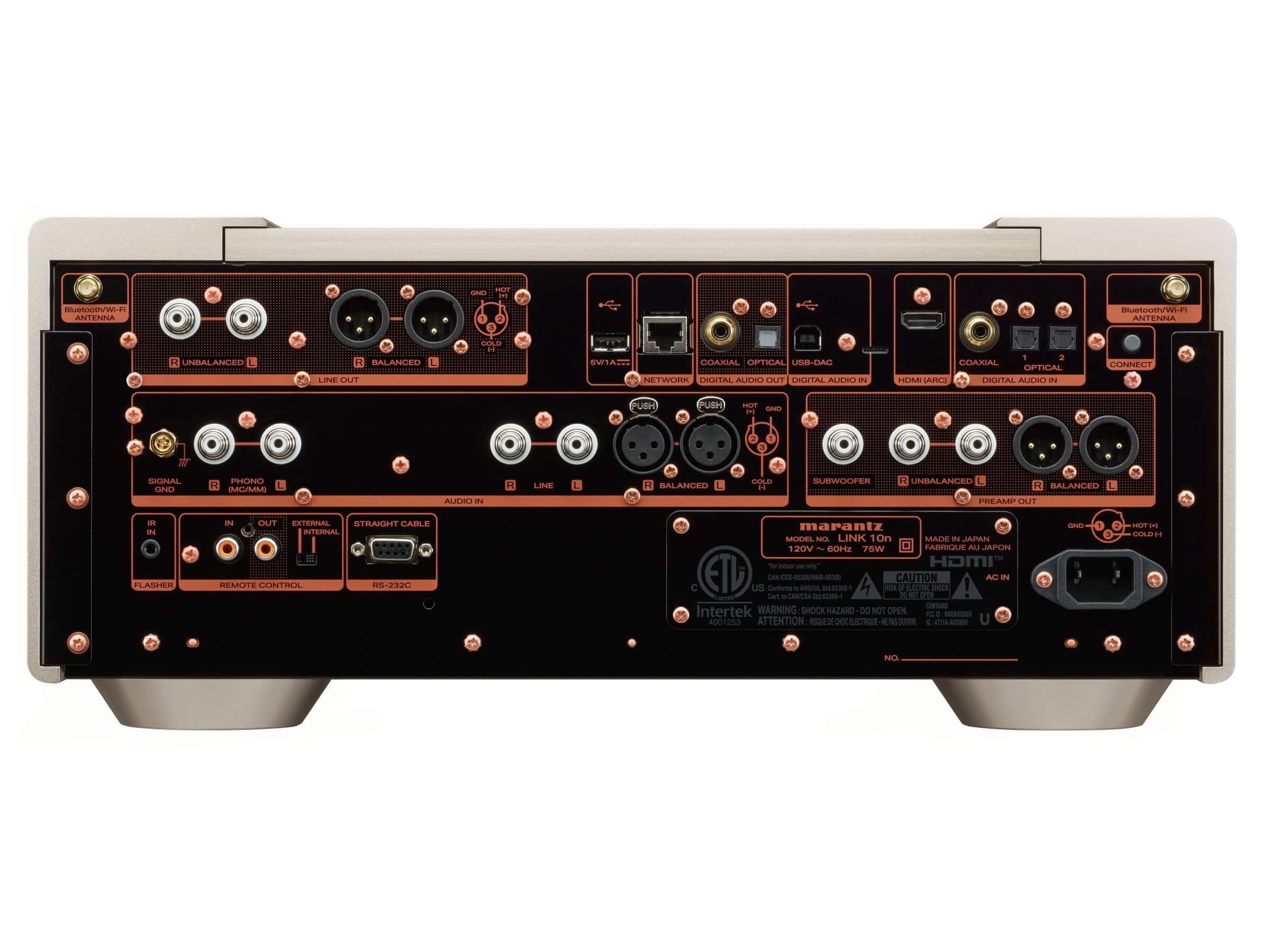 Marantz Link 10n Wireless Streaming Amplifier - Hi-Fi Audio System for Home Theater & Music | Perfect for Living Rooms, Bedrooms & Home Offices