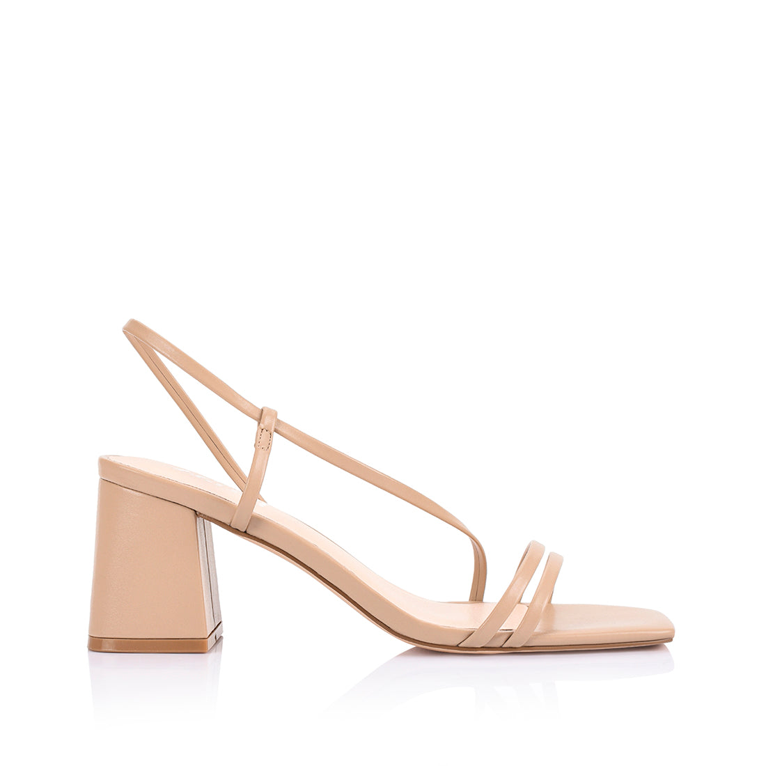 Stormi Block Heel Sandals for Women - Comfortable Beige Summer Shoes | Perfect for Weddings, Parties & Office Wear