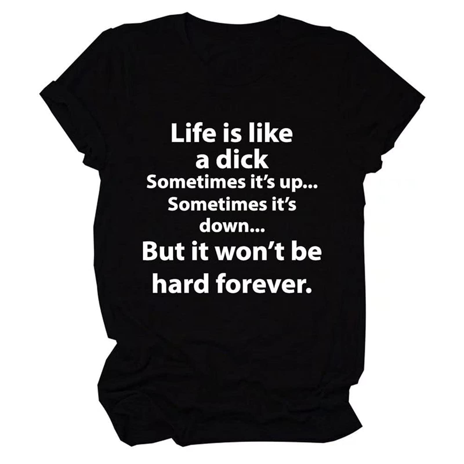 Women's Casual Short Sleeve Crewneck T-Shirt - Trendy Letter Print Summer Blouse & Tee Shirt | Perfect for Everyday Wear, Weekend Outfits, and Summer Fashion
