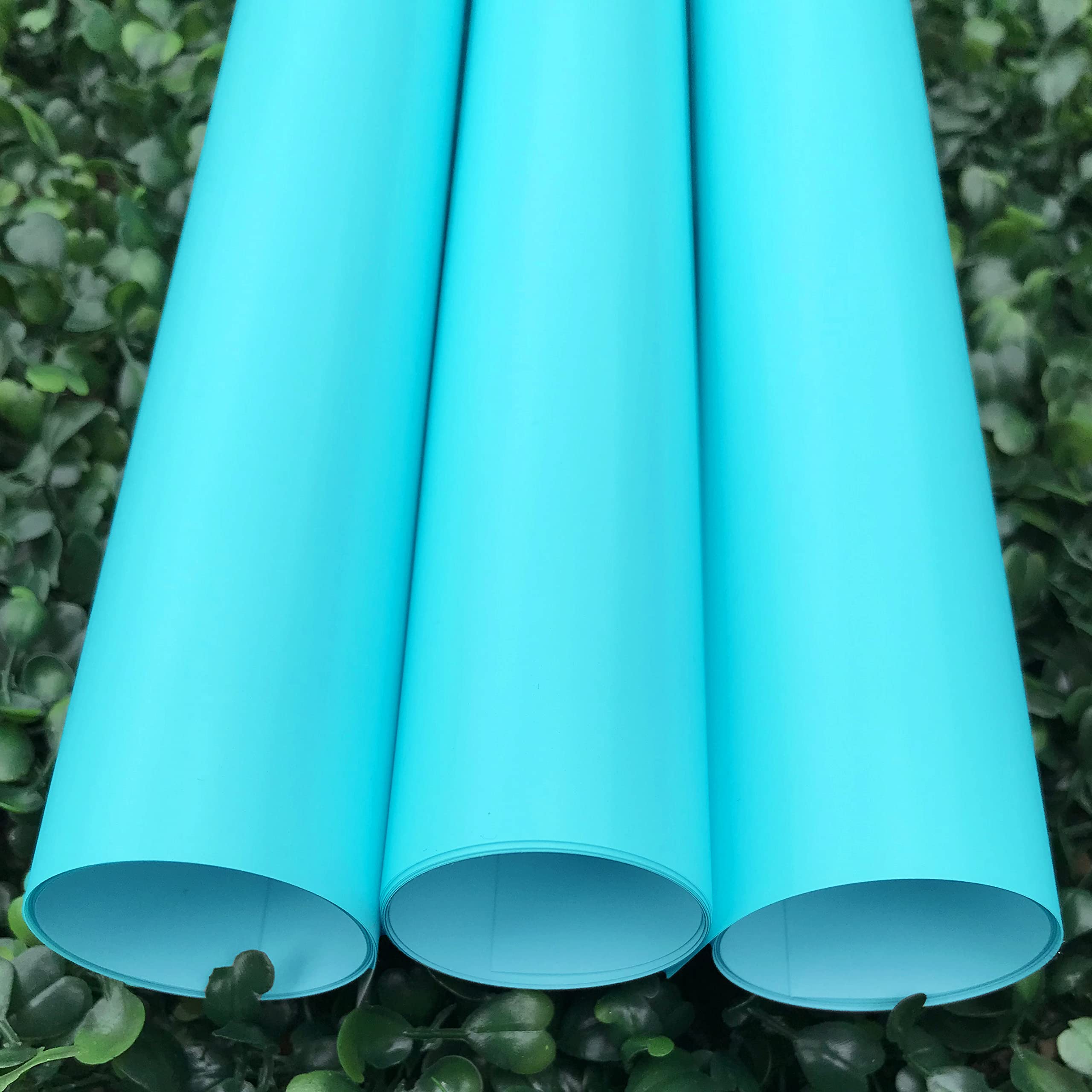 Tiffany Blue Removable Vinyl Sheets for Cricut - 12x12 Teal Blue Adhesive Vinyl for Maker Joy, Nursery Wall Stickers, Kids Room Decals & Temporary Wall Art - Matte Vinyl (5-Pack) - Perfect for DIY Crafts, Home Decor & Scrapbooking Projects