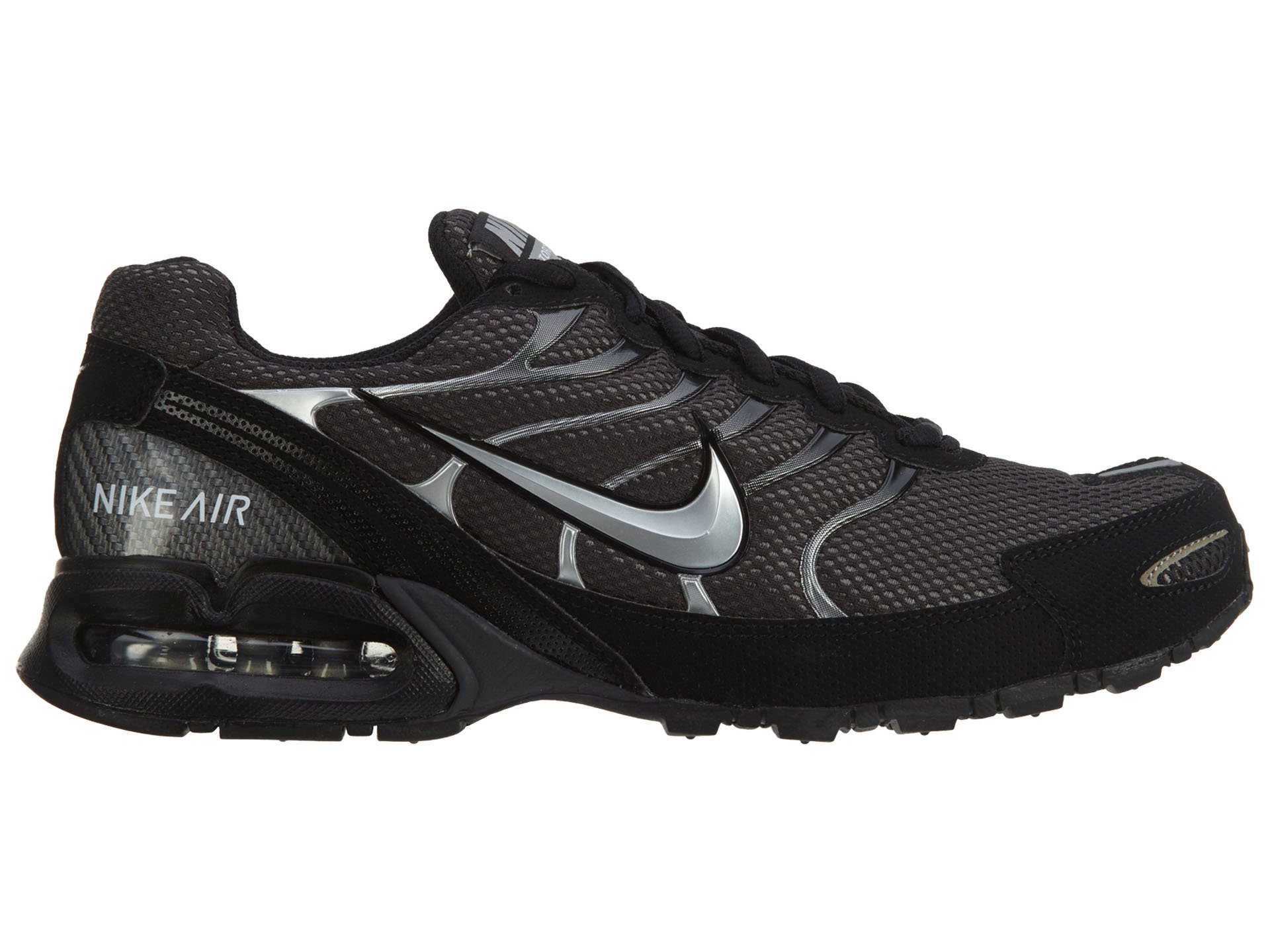 Nike Air Max Torch 4 Men's Running Shoes - Anthracite/Metallic Silver/Black - Size 8 | Lightweight Cushioned Sneakers for Jogging, Gym Workouts & Daily Wear
