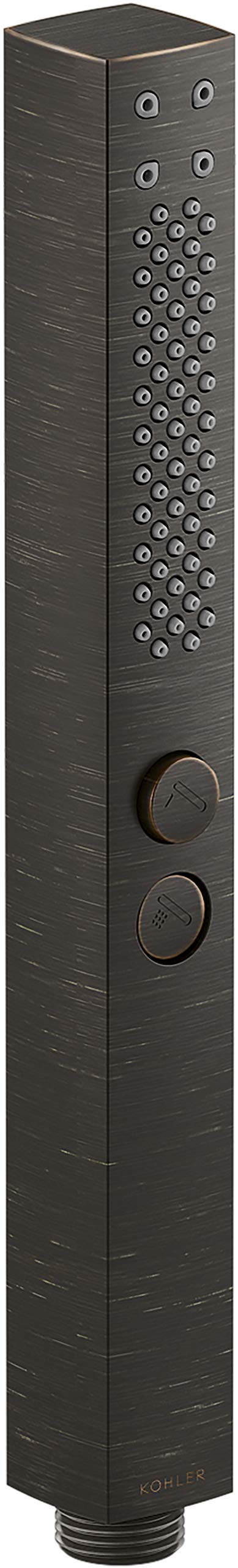 KOHLER 21336-G-2BZ Oil-Rubbed Bronze Handheld Shower with 2 Spray Settings (1.75 GPM) - Perfect for Bathroom Renovation & Spa-Like Shower Experience