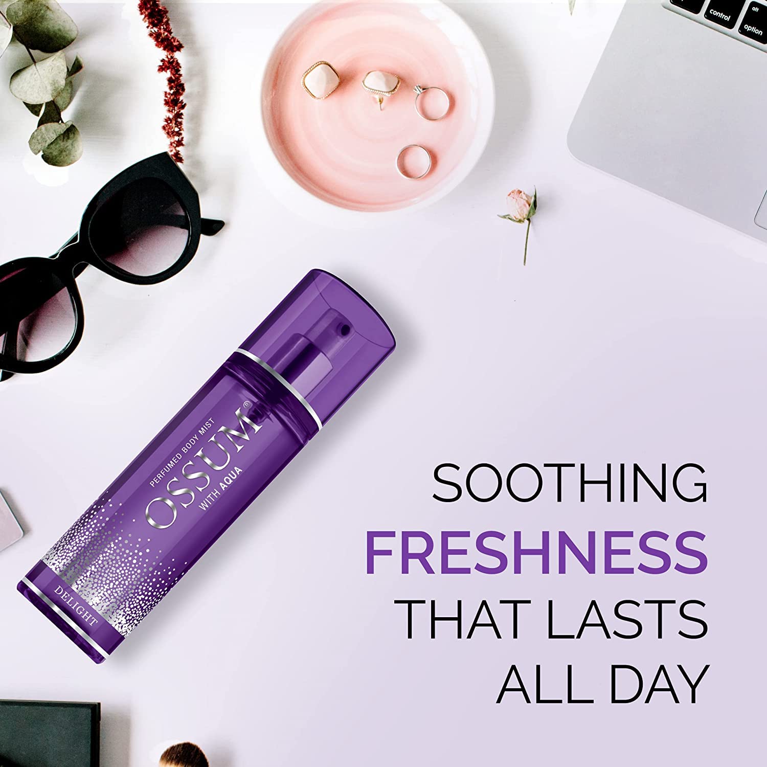 Ossum Body Mist 4-Pack (115ml Each) - Long Lasting Fragrance for Women & Men | Perfect for Daily Use, Gym, Travel & Gift Giving