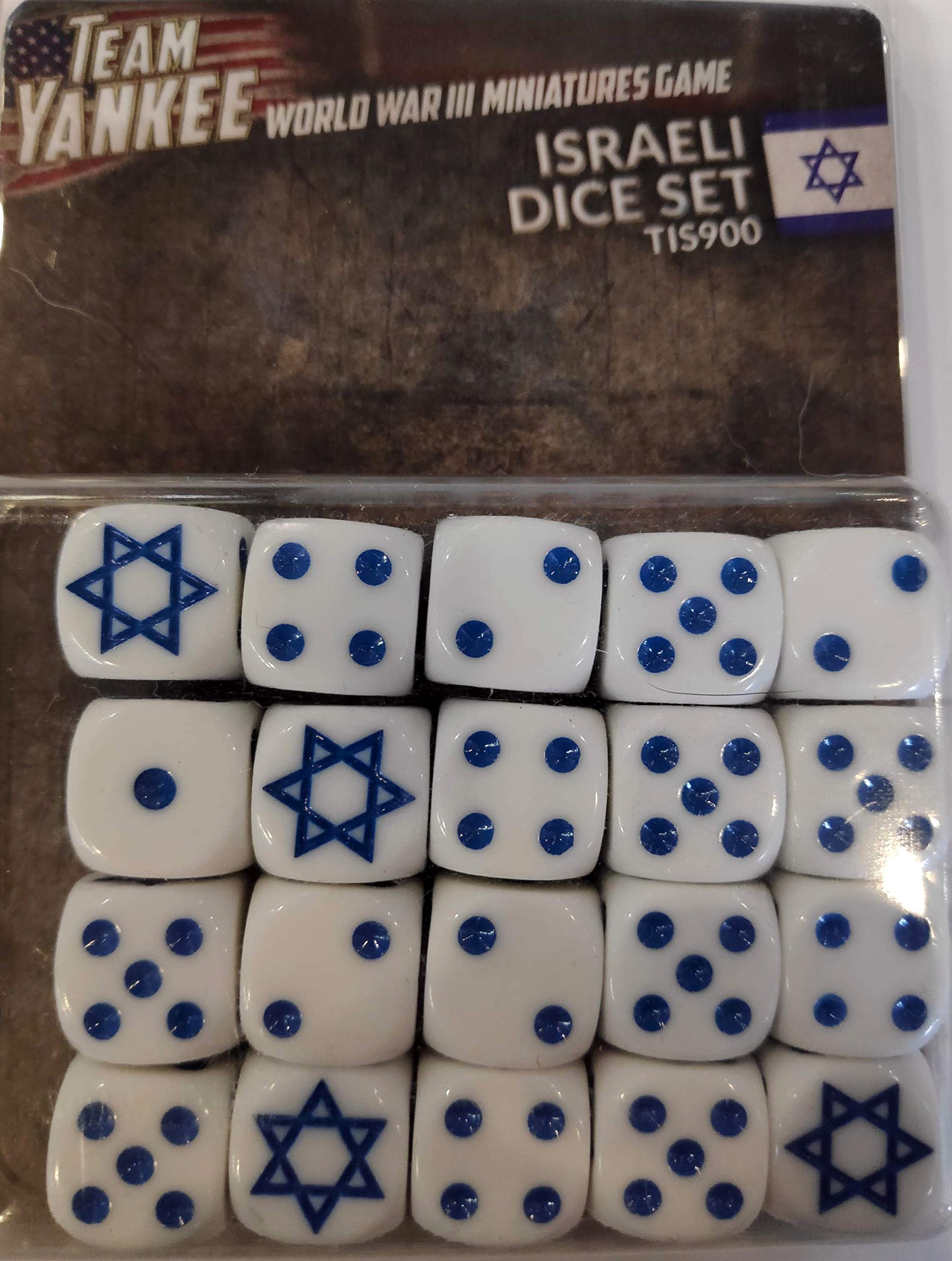 Oil War: Israel Dice Set (TIS900) - Strategy Board Game Accessories for War Simulation & Historical Gaming