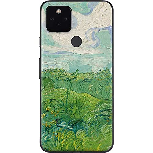 Vincent Van Gogh Phone Skin for Google Pixel 5a - Green Wheat Fields Art Decal for Daily Protection