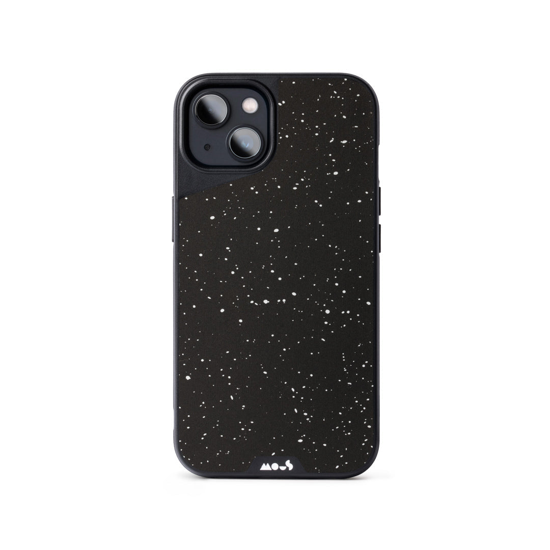 MagSafe® Compatible Speckled Fabric Phone Case for iPhone 14/13/12 Pro Max - Slim Protective Cover with Anti-Slip Grip - Perfect for Everyday Use, Work & Travel