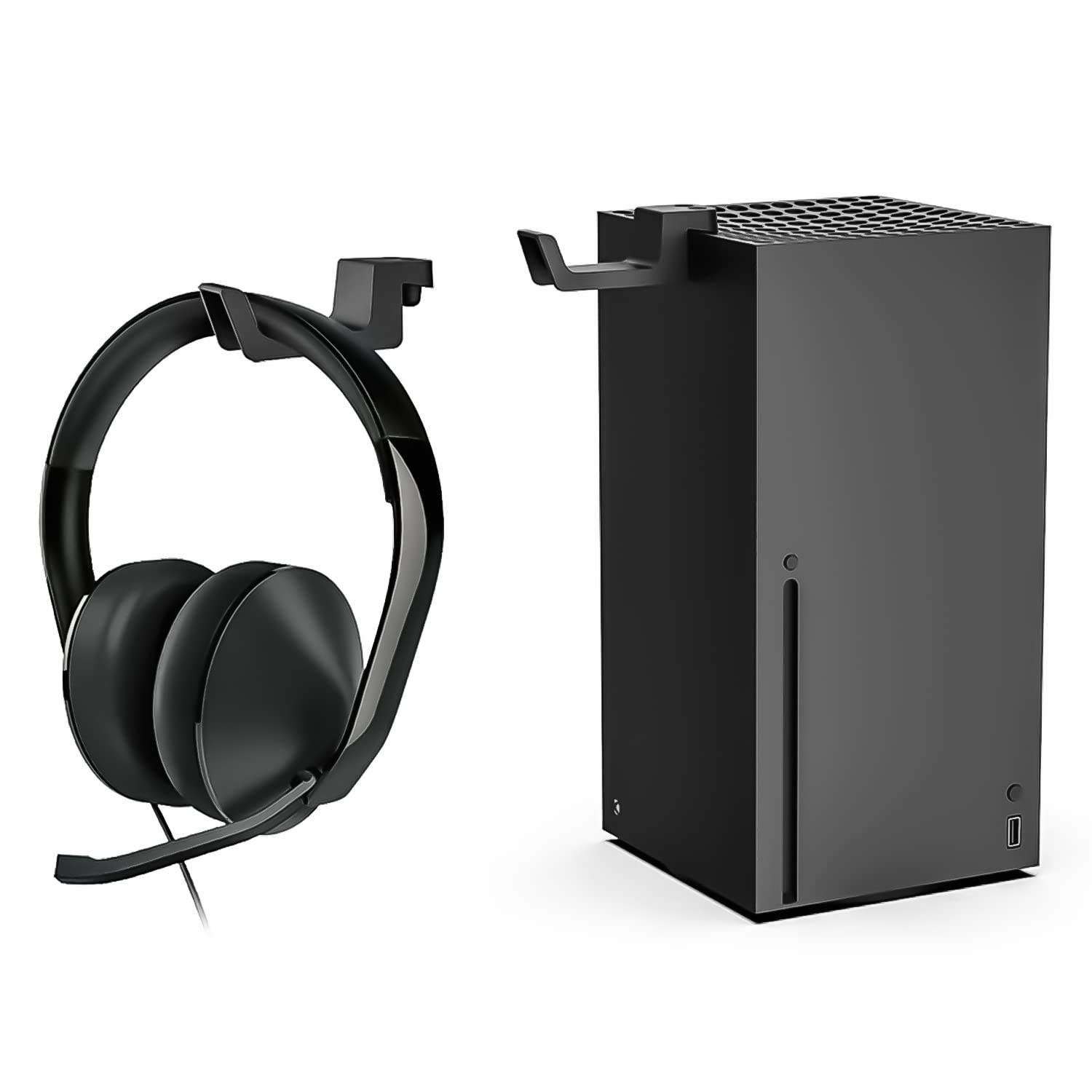ADZ Gaming Xbox Headset Stand - Premium Headphone Hook Holder for Xbox Series X/S & Controllers - Perfect for Gaming Setup & Desk Organization
