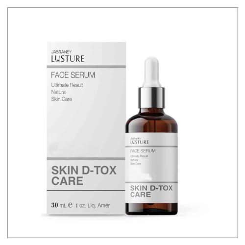 Natural Face Serum with Tea Tree, Lactic Acid, Aloe Vera, Kojic Acid, Vitamin C, Niacinamide & Hyaluronic Acid for Glowing Skin - Skin Repair, Detox & Brightening Treatment (30ml) - Perfect for Daily Skincare Routine & Acne-Prone Skin Care