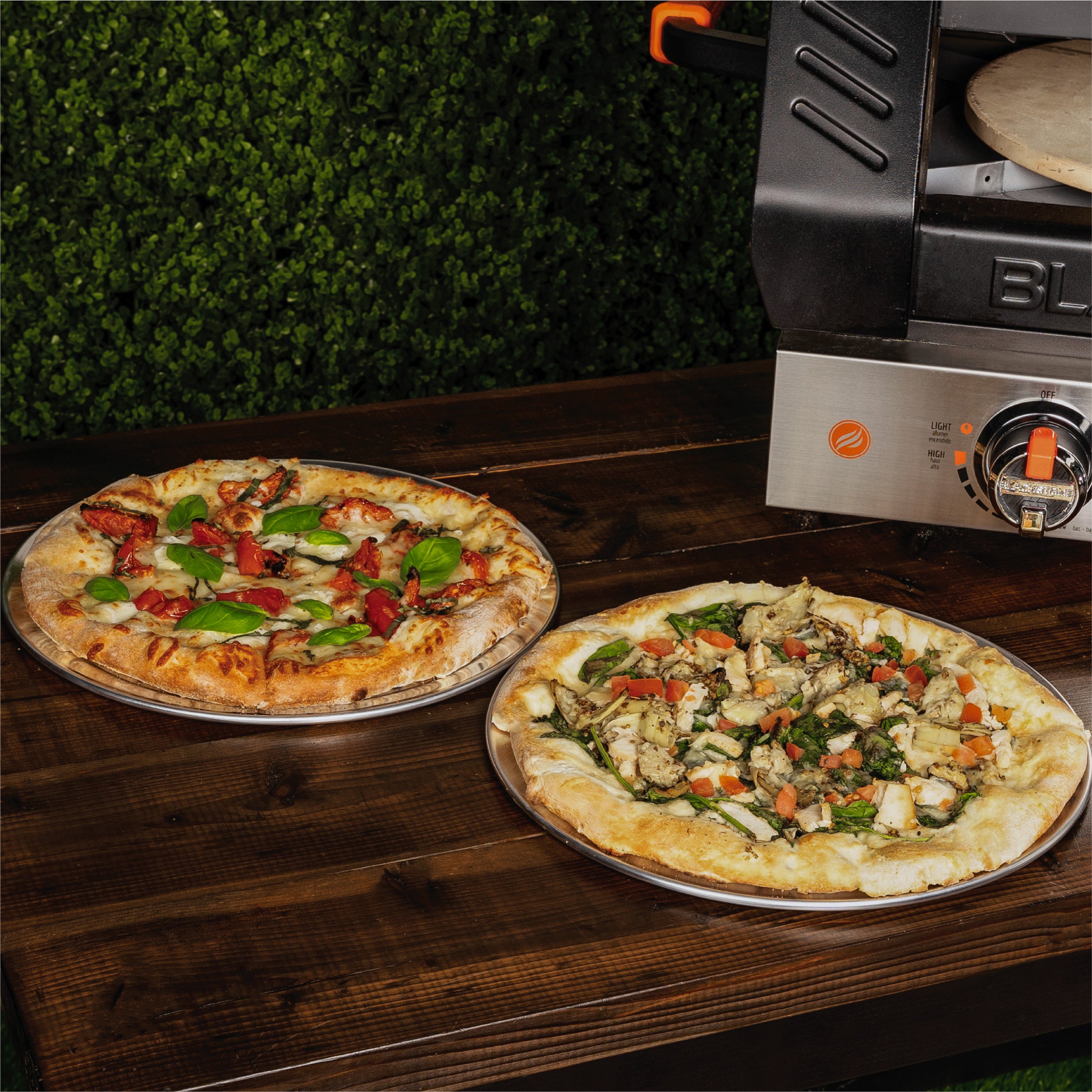 2-Pack Non-Stick Pizza Baking Trays - 12 Inch Round Pizza Pans for Oven, Perfect for Homemade Pizza, Bread, Cookies & More - Durable & Easy Clean