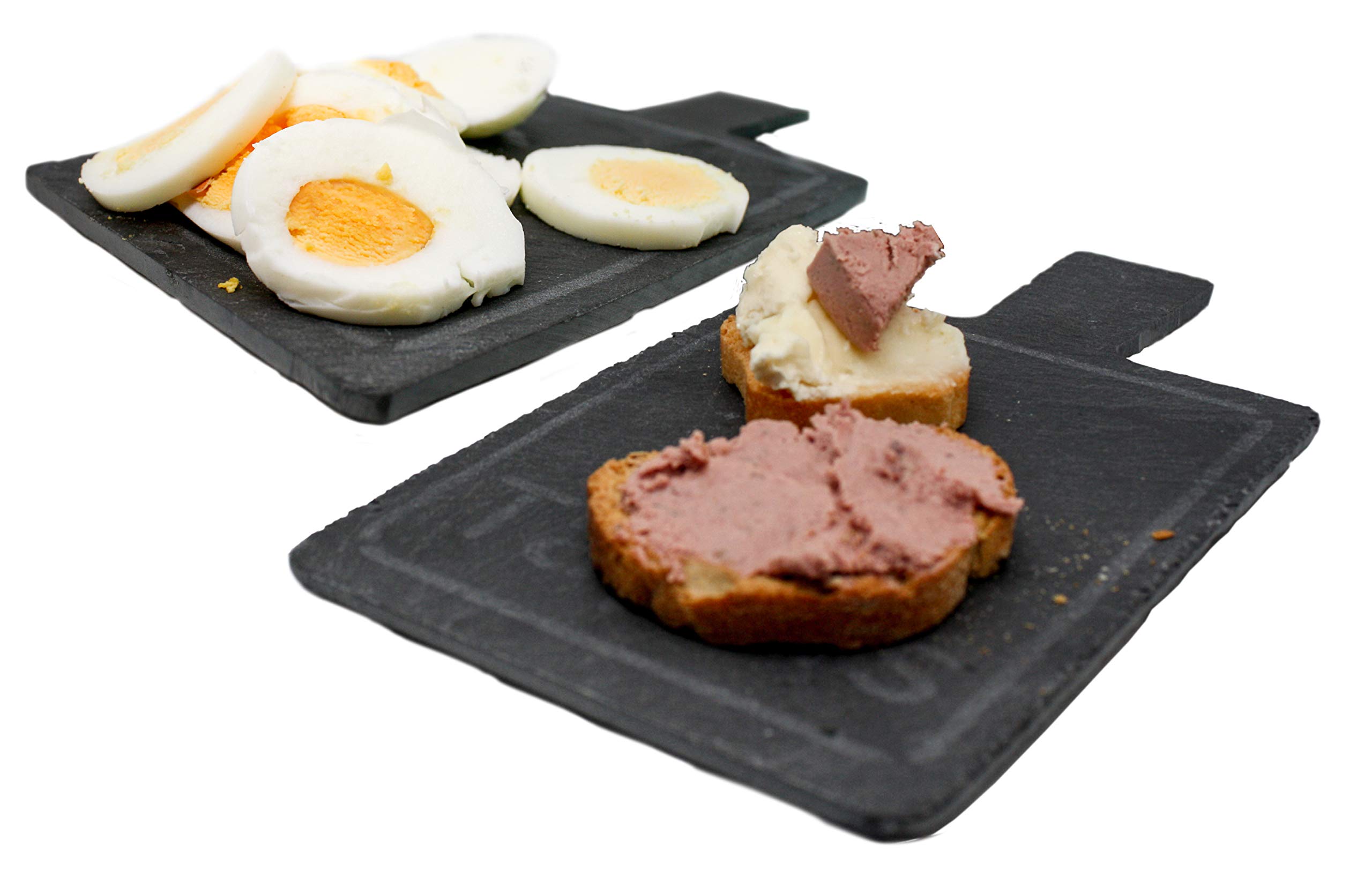 NERTHUS FIH 358 Slate Snack Tray - Durable Serving Platter for Charcuterie, Cheese, Appetizers - Perfect for Parties, Picnics & Home Entertaining
