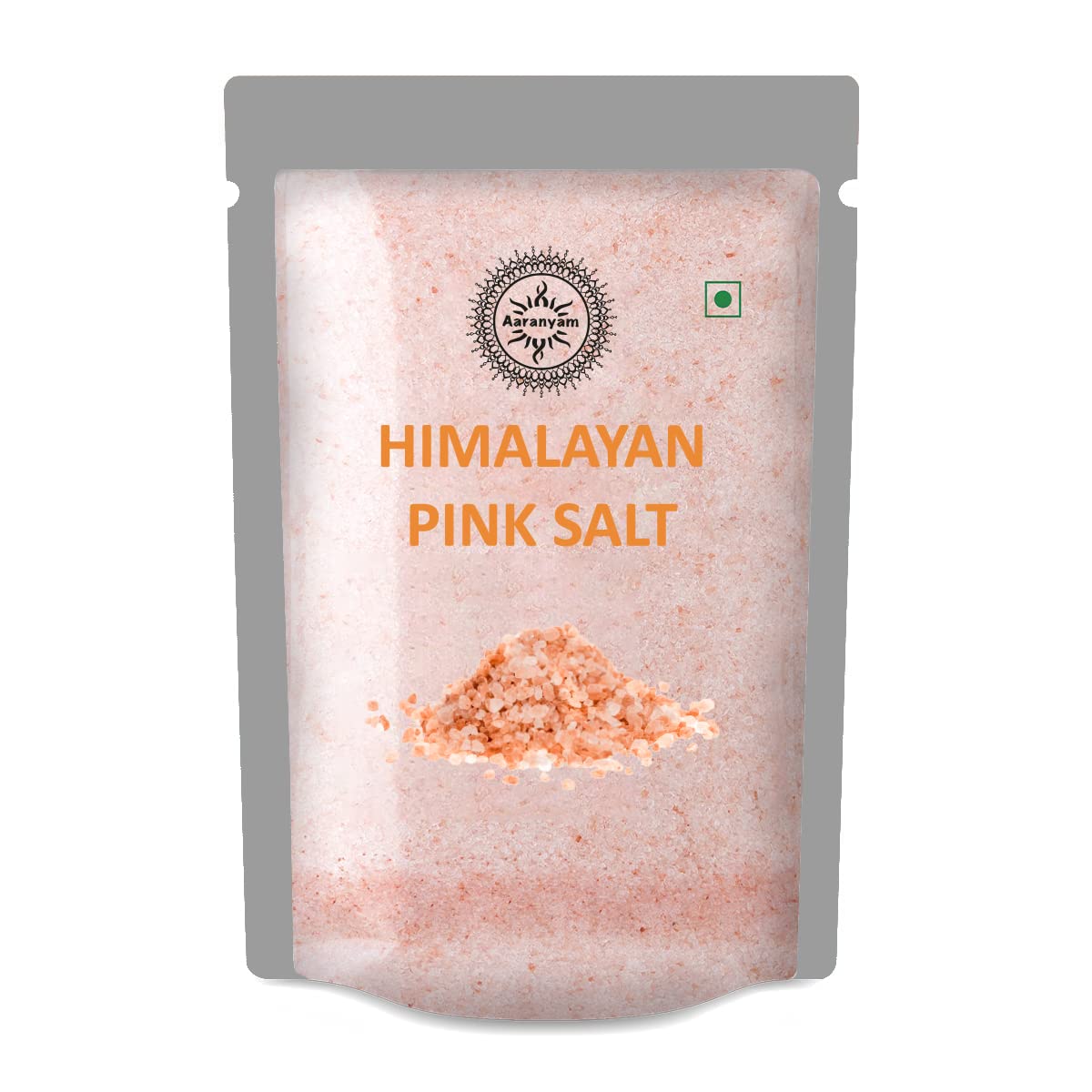 Aaranyam Himalayan Pink Salt - 100% Pure, Raw, Unrefined with 84 Minerals - 2 Pack (750g Each) - Coarse Grind, Natural, Kosher, Non-GMO - Perfect for Cooking, Seasoning & Gourmet Dishes