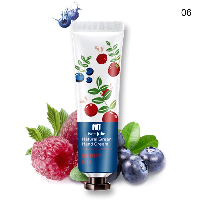 NEE JOLIE Natural Green Hand Cream - Organic Moisturizing & Nourishing for Dry Skin - Perfect for Daily Hydration & Gift Giving
