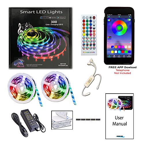 Smart LED Lights for Home - Energy Efficient RGB Color Changing Bulbs with App Control, Works with Alexa & Google Assistant - Perfect for Bedroom, Living Room, Party Decor