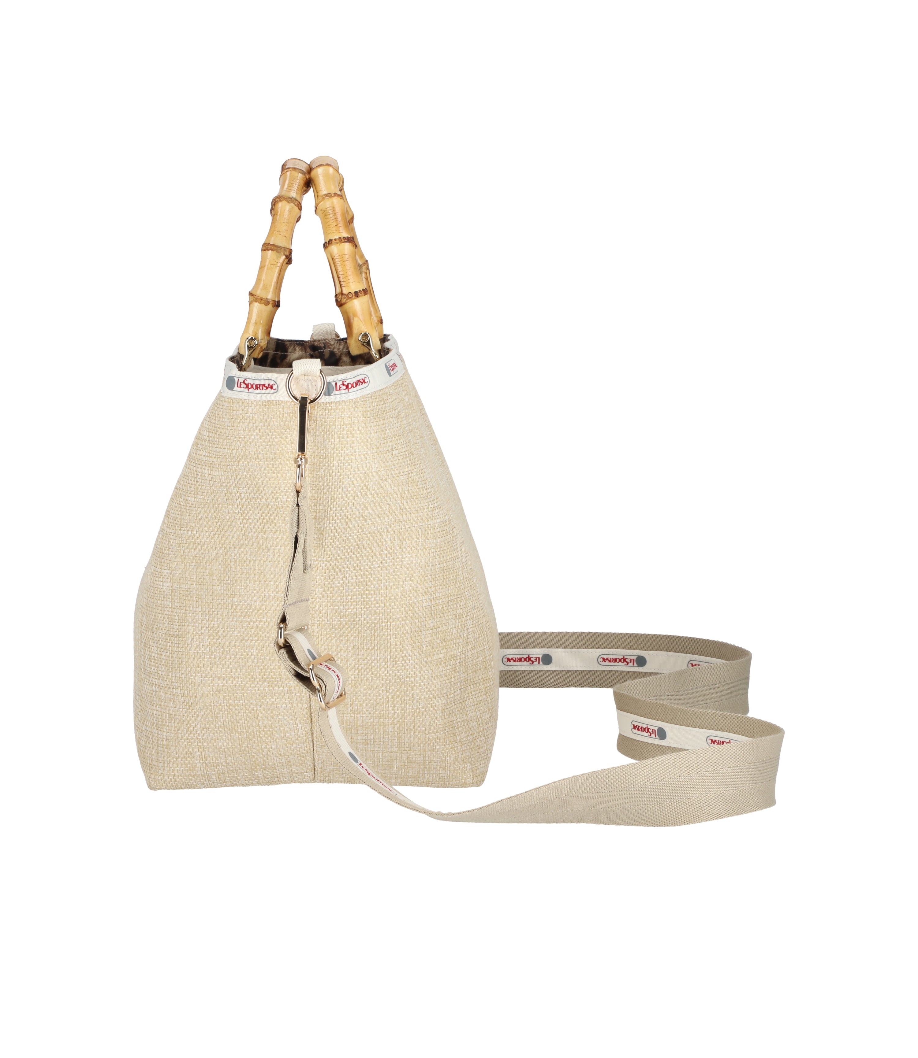 Eco-Friendly Medium Bamboo Tote Bag with Adjustable Strap - Perfect for Grocery Shopping, Beach Trips & Daily Use
