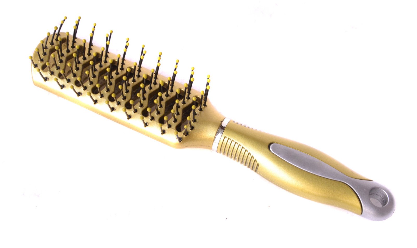 FOK Vent Hair Brush for Detangling & Styling - Standard Size Hairbrush for Wet & Dry Hair (Random Color) - Perfect for Home, Salon & Travel Use