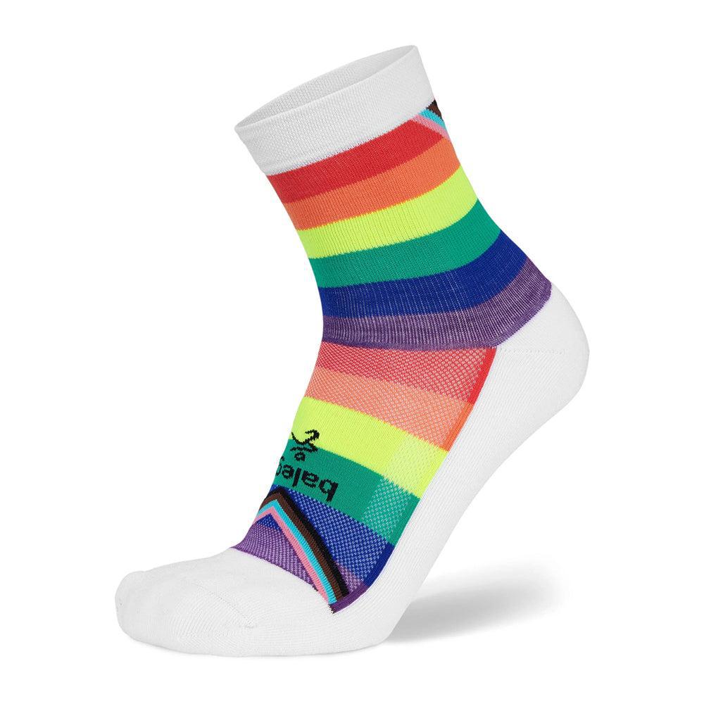 Balega Hidden Comfort Pride Crew Socks - Unisex Running & Athletic Socks for Men & Women - Perfect for Marathon, Gym Workouts & Everyday Comfort