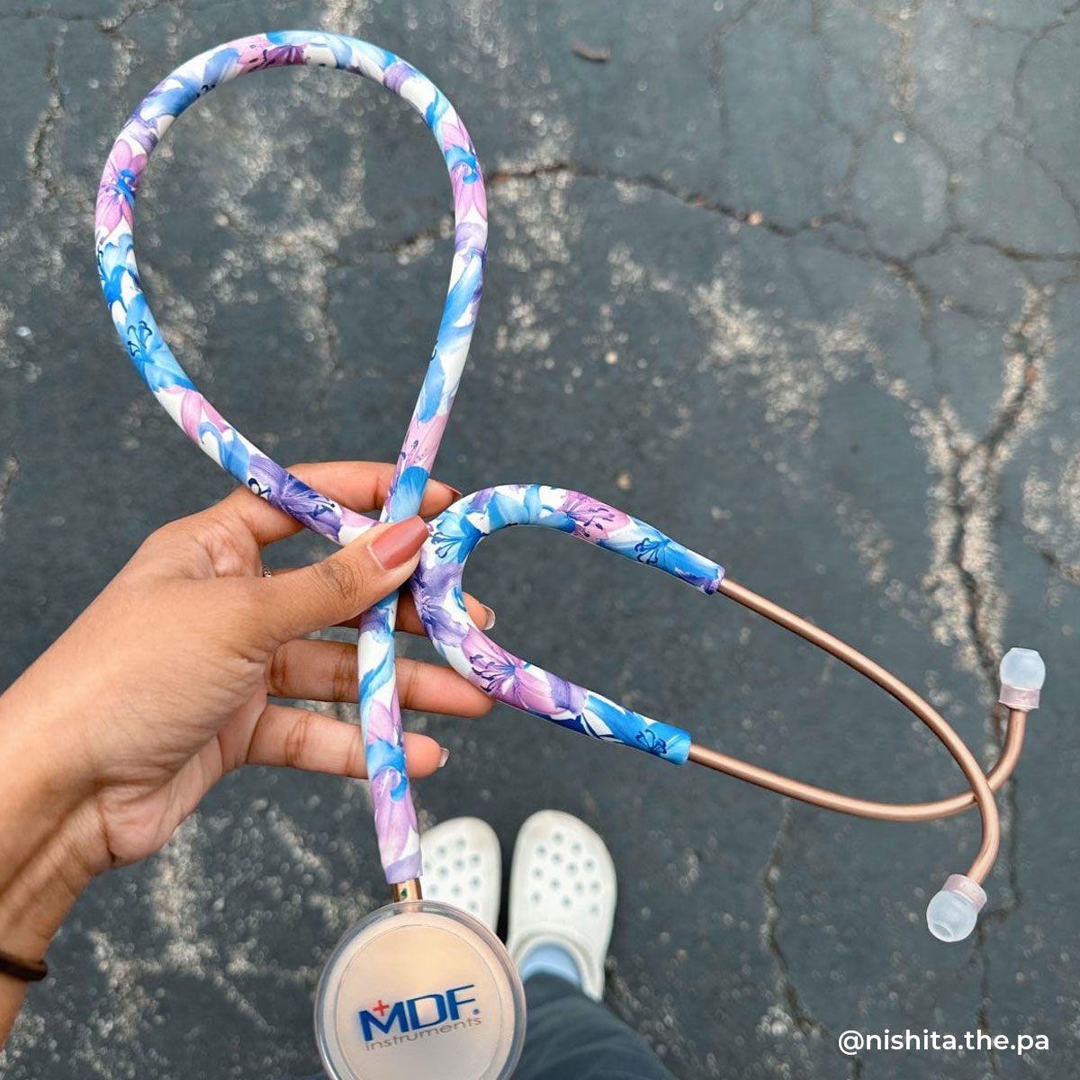 MD One® Epoch® Titanium Adult Stethoscope - Premium Rose Gold Finish for Medical Professionals | Ideal for Doctors, Nurses & Healthcare Workers in Hospitals & Clinics