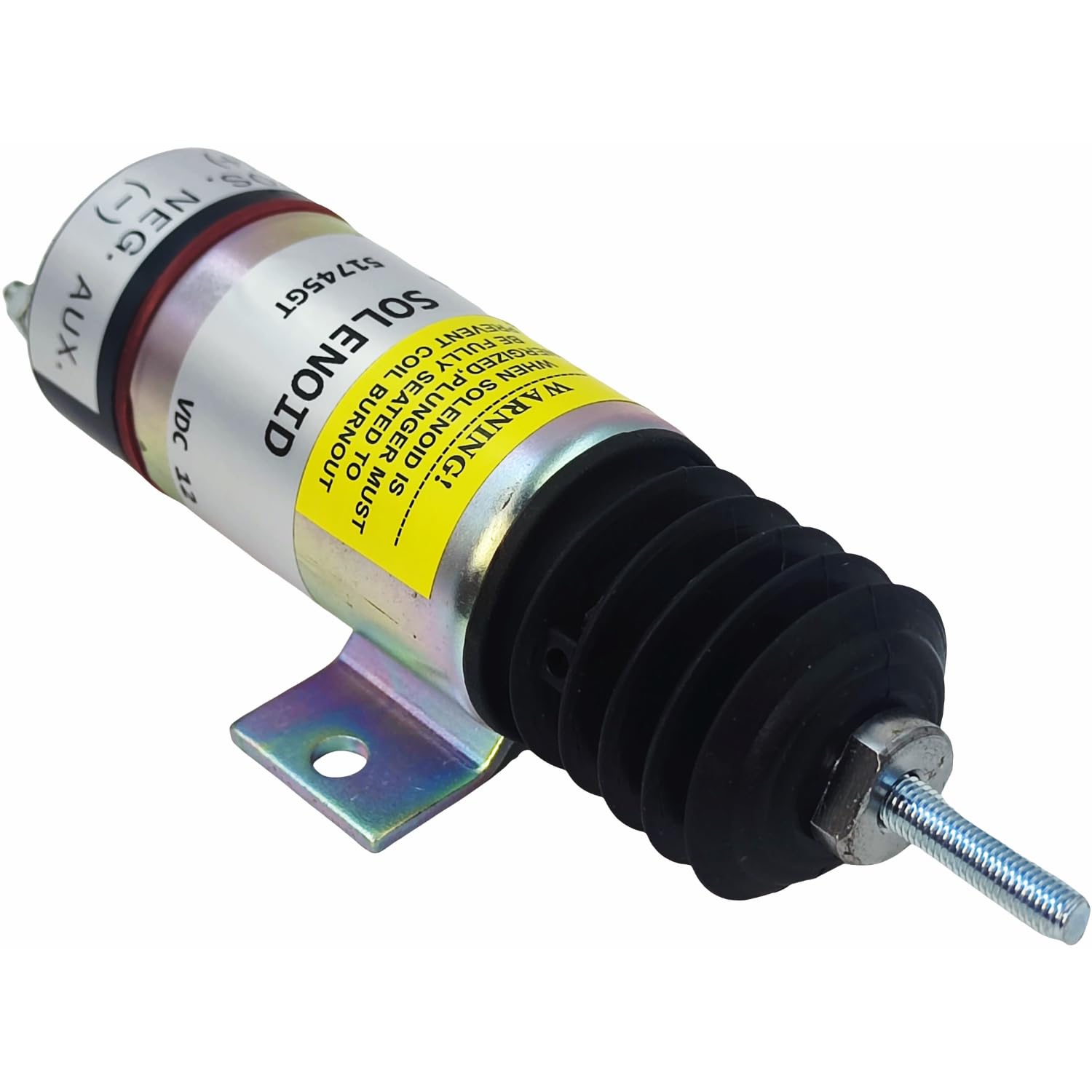 12V 2-Terminal Choke Solenoid for Genie Lift GS-2668 RT GS-2669 RT GS-3268 RT GS-3369 RT GS-4069 RT & TMZ-50/30 - Compatible with Kubota Honda HATZ Engines - Perfect for Engine Starting Systems and Heavy Equipment Maintenance