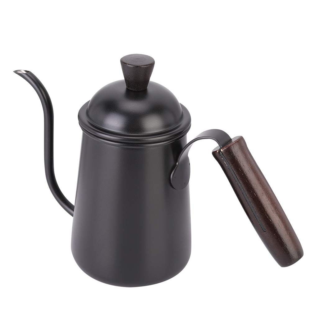 650ml Durable Stainless Steel Coffee Pot - Handmade Pour Over Coffee Kettle for French Press, Drip Coffee & Tea Brewing - Perfect for Home, Office & Camping Use