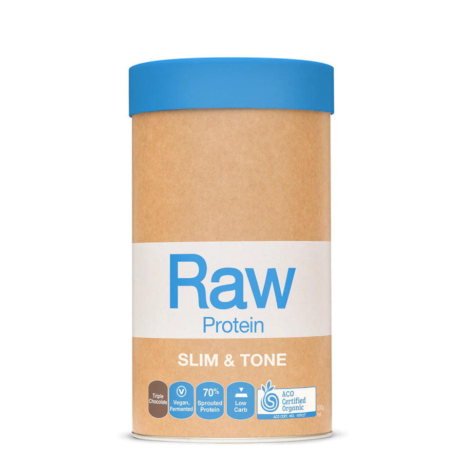 Amazonia Raw Slim & Tone Protein Powder - Organic Plant-Based Vegan Protein for Weight Loss & Muscle Tone - Perfect for Smoothies, Shakes & Post-Workout Recovery