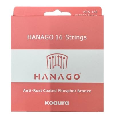 Hanago String HCS-160 - 16 Strings Replacement Set for Hanago Musical Instrument | Perfect for Professional Performances & Practice Sessions