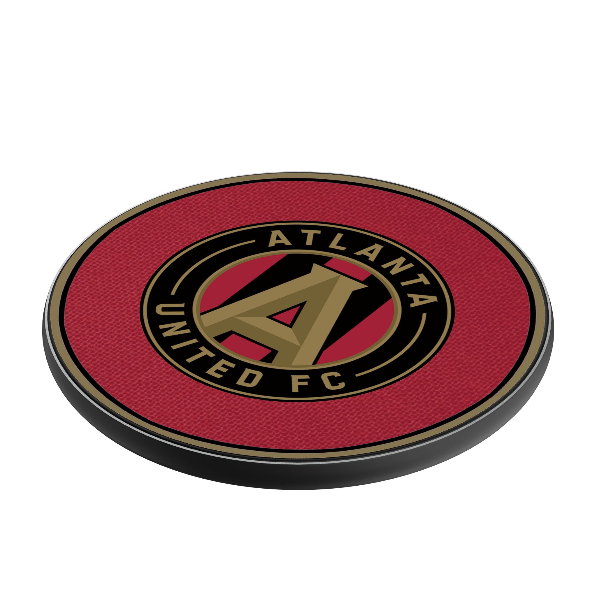 Atlanta United FC 15W Fast Wireless Charger - Qi Certified for iPhone, Samsung, AirPods - Perfect for Home, Office, and Travel