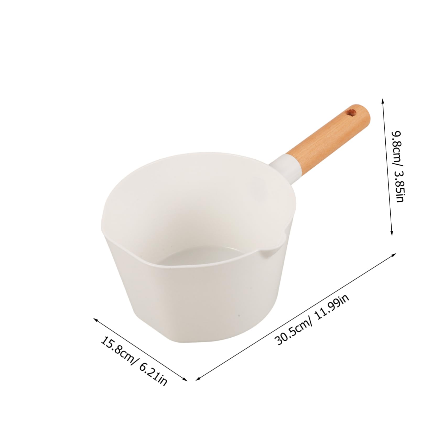 1pc Long Handle Water Scoop - Durable Ladle for Kitchen, Bath & Outdoor Use - Perfect for Cooking, Bathing, Camping & Gardening Accessories