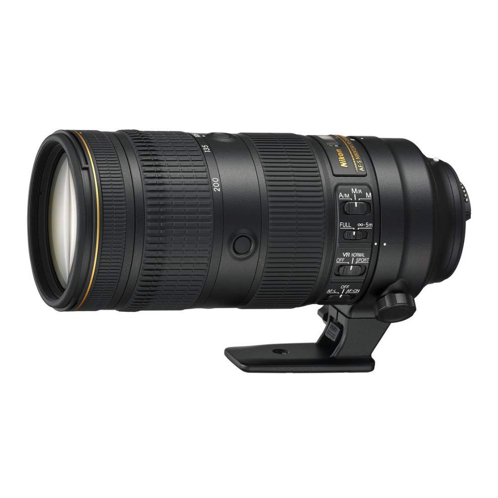 Nikon AF-S Nikkor 70-200mm f/2.8E FL ED VR Telephoto Zoom Lens - Professional DSLR Camera Lens for Sports, Wildlife & Portrait Photography - Black