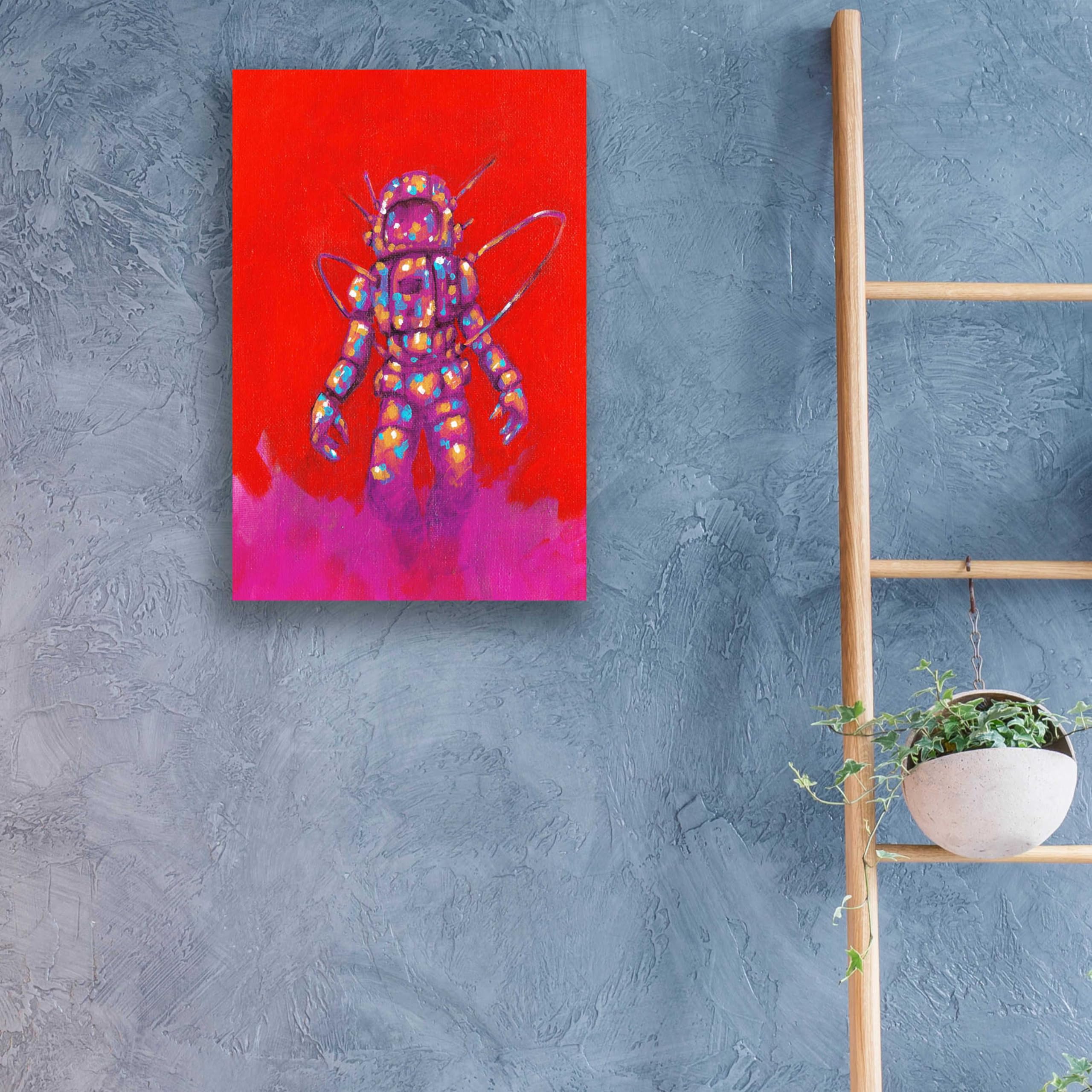 Zapow Art I by Craig Snodgrass - 16x24 Inch Modern Acrylic Glass Wall Art Painting, Abstract Home Decor for Living Room, Bedroom & Office