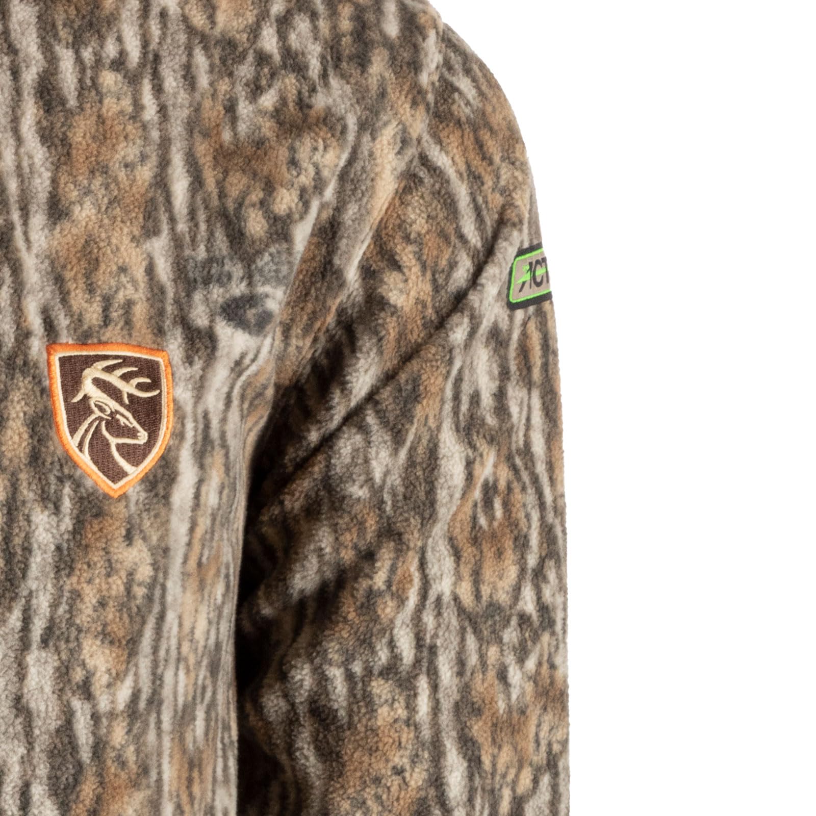 Drake Waterfowl Midweight Storm Front Fleece Hoodie for Men - Waterproof Hunting Jacket with Windproof Technology - Perfect for Outdoor Adventures, Camping & Cold Weather Activities
